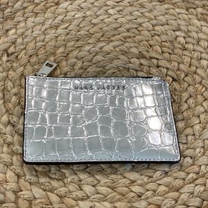 Marc jacobs card wallet silver